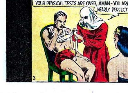 Aman's physical tests are over — you are nearly perfect.